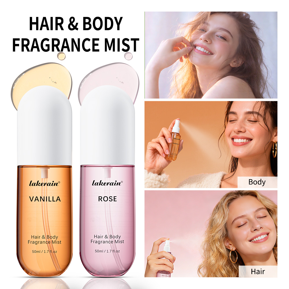 Hair Care Spray - 50ml Vanilla Rose Fragrance Spray Hair