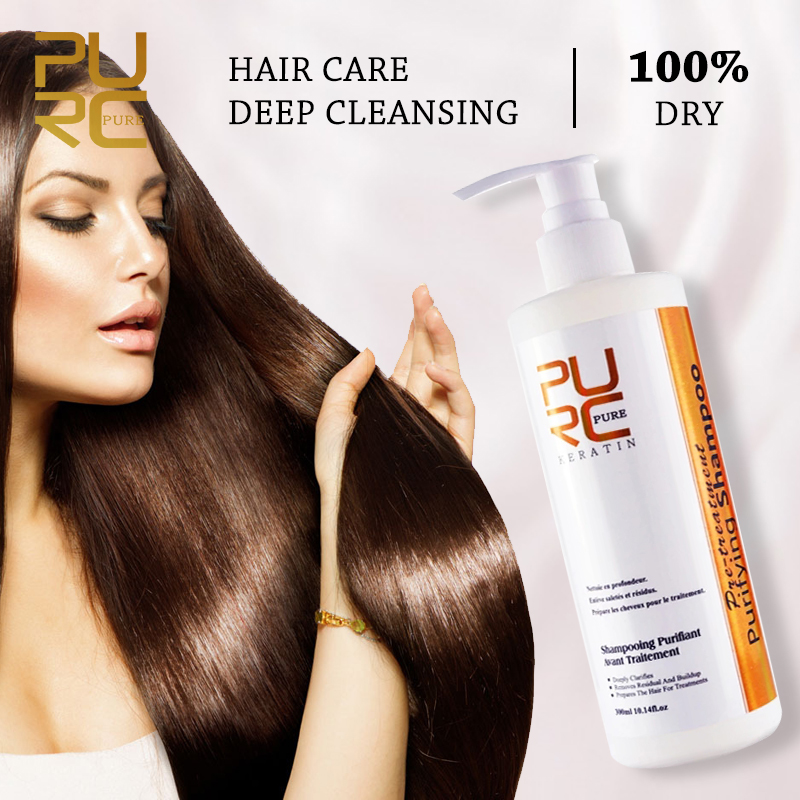 Keratin Treatment Set - PURC Purifying Shampoo Keratin Hair Teatment
