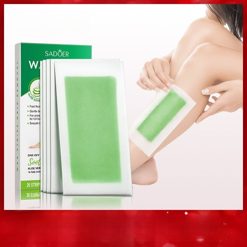 Waxing Paper Strip Aloe Vera D - Hair Care With Aloe Vera 评论和价格