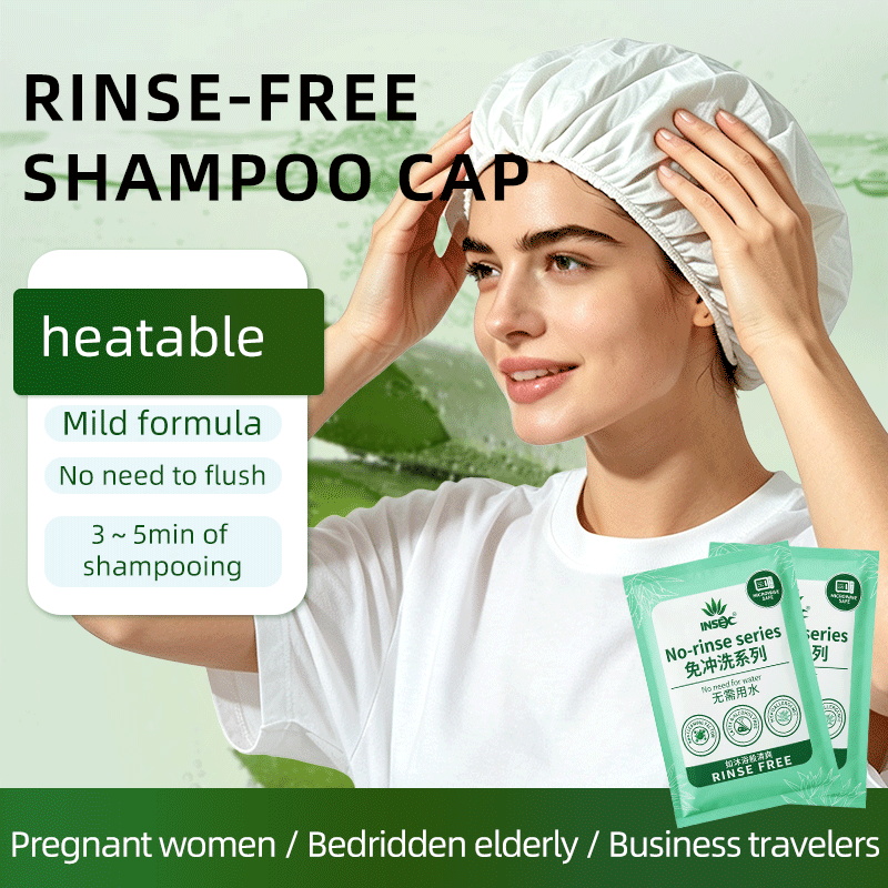 Waterless No Rinse Shampoo Cap - Hair Care With Aloe Vera 评论和价格