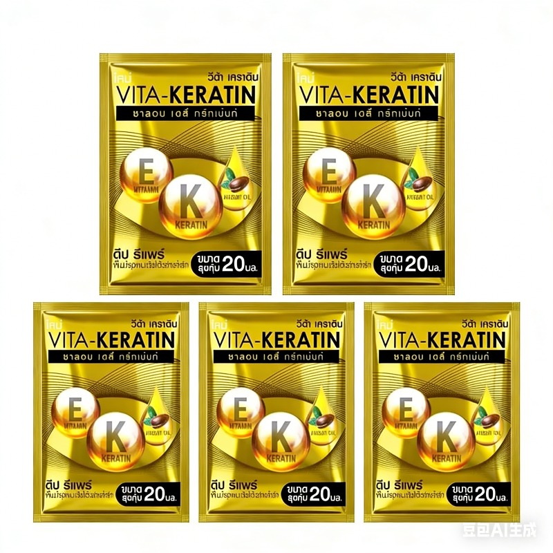 Thai Vita Keratin Repair Condi - Keratin Treatment Set 评论和价格