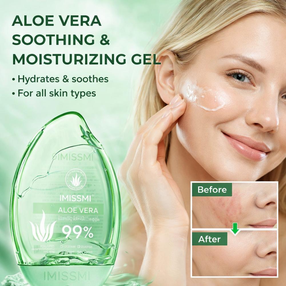 300g Aloe Vera Gel Soothing Al - Hair Care With Aloe Vera 评论和价格