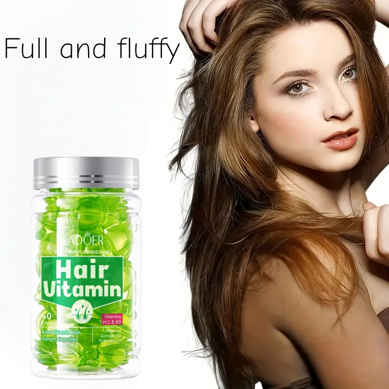 40Pcs Aloe Vera Vitamin Hair C - Hair Care With Aloe Vera 评论和价格