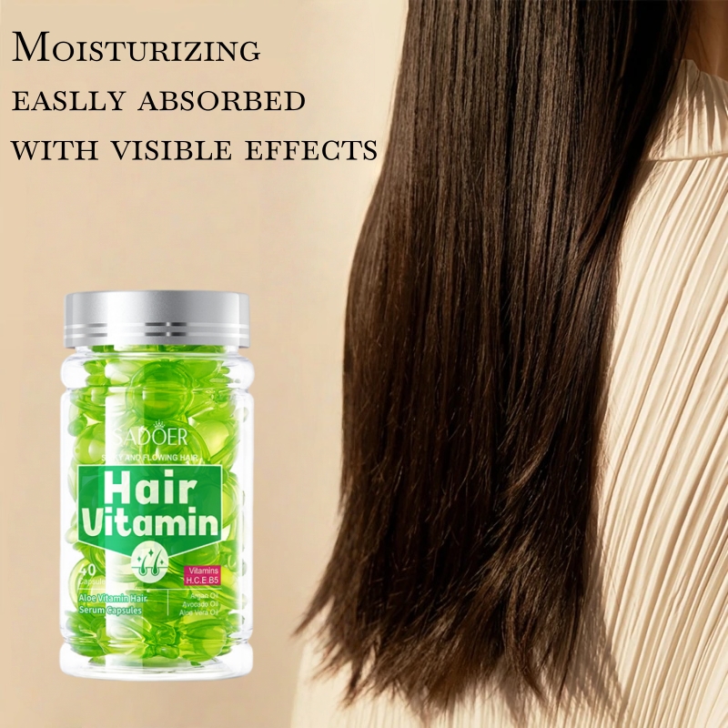 40Pcs Aloe Vera Vitamin Hair C - Hair Care With Aloe Vera 评论和价格