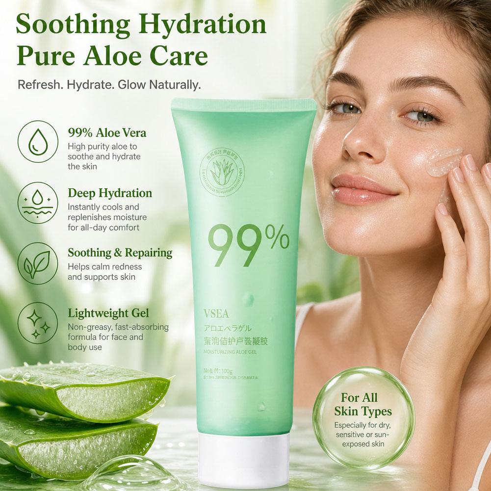 1/3/5PCs Aloe Vera Gel 99% Pur - Hair Care With Aloe Vera 评论和价格